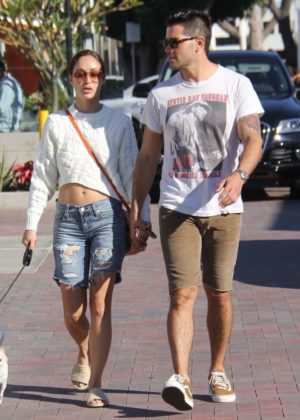 Cara Santana and Jesse Metcalfe out in Los Angeles